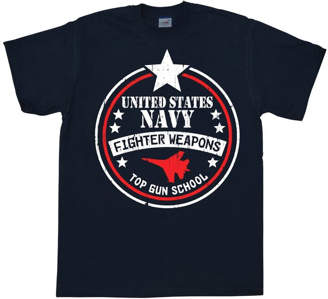 TOP GUN T-Shirt School Vintage T-Shirt günstig online kaufen