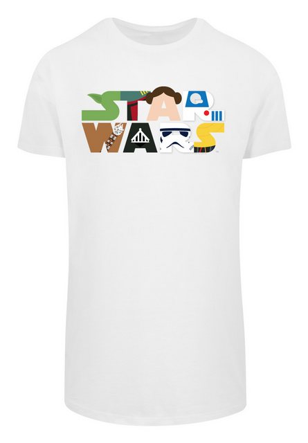 F4NT4STIC T-Shirt Star Wars Character Logo Print günstig online kaufen