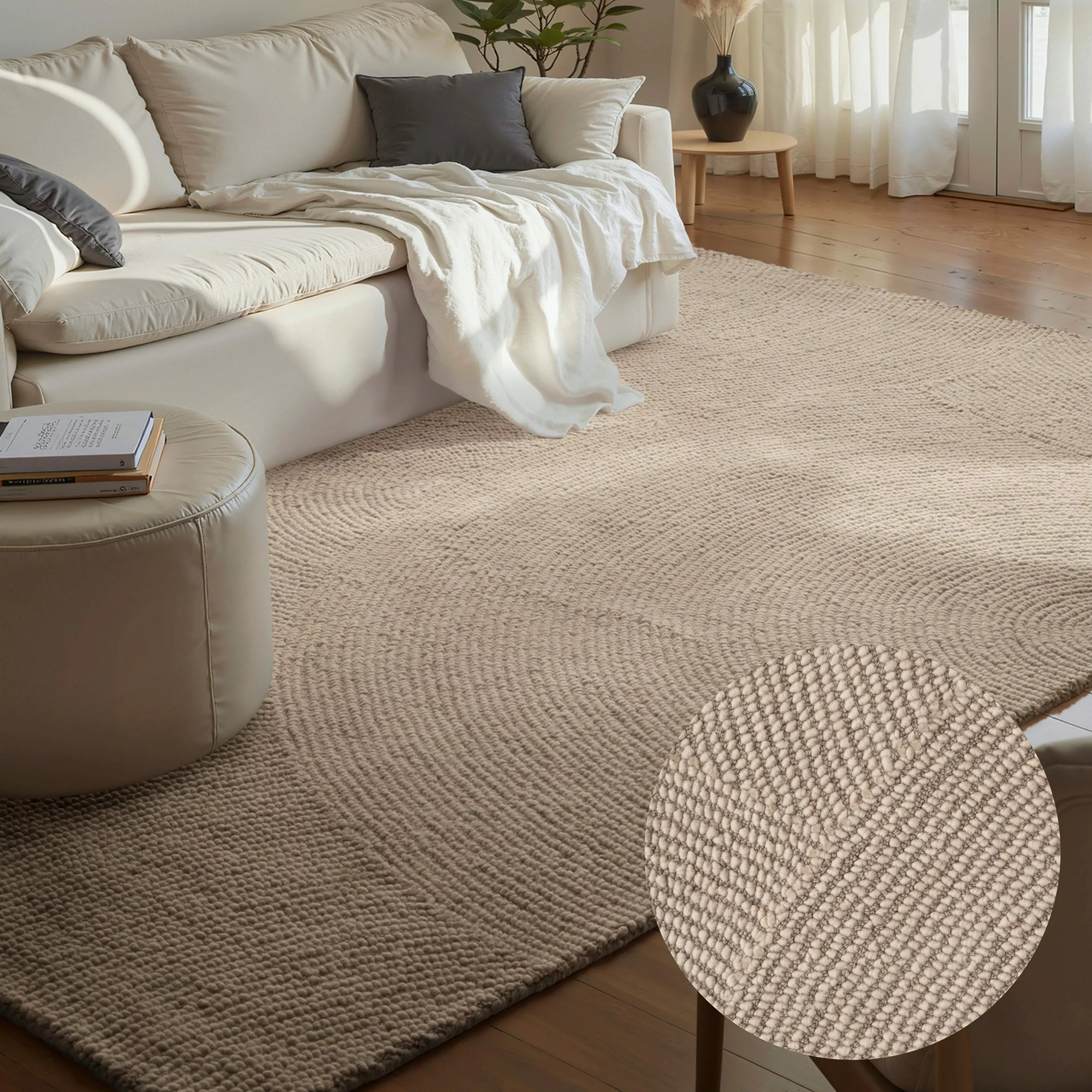 HANSE Home Wollteppich »Eleni«, rechteckig, 18 mm Höhe, Handgetuftet, Wolle günstig online kaufen