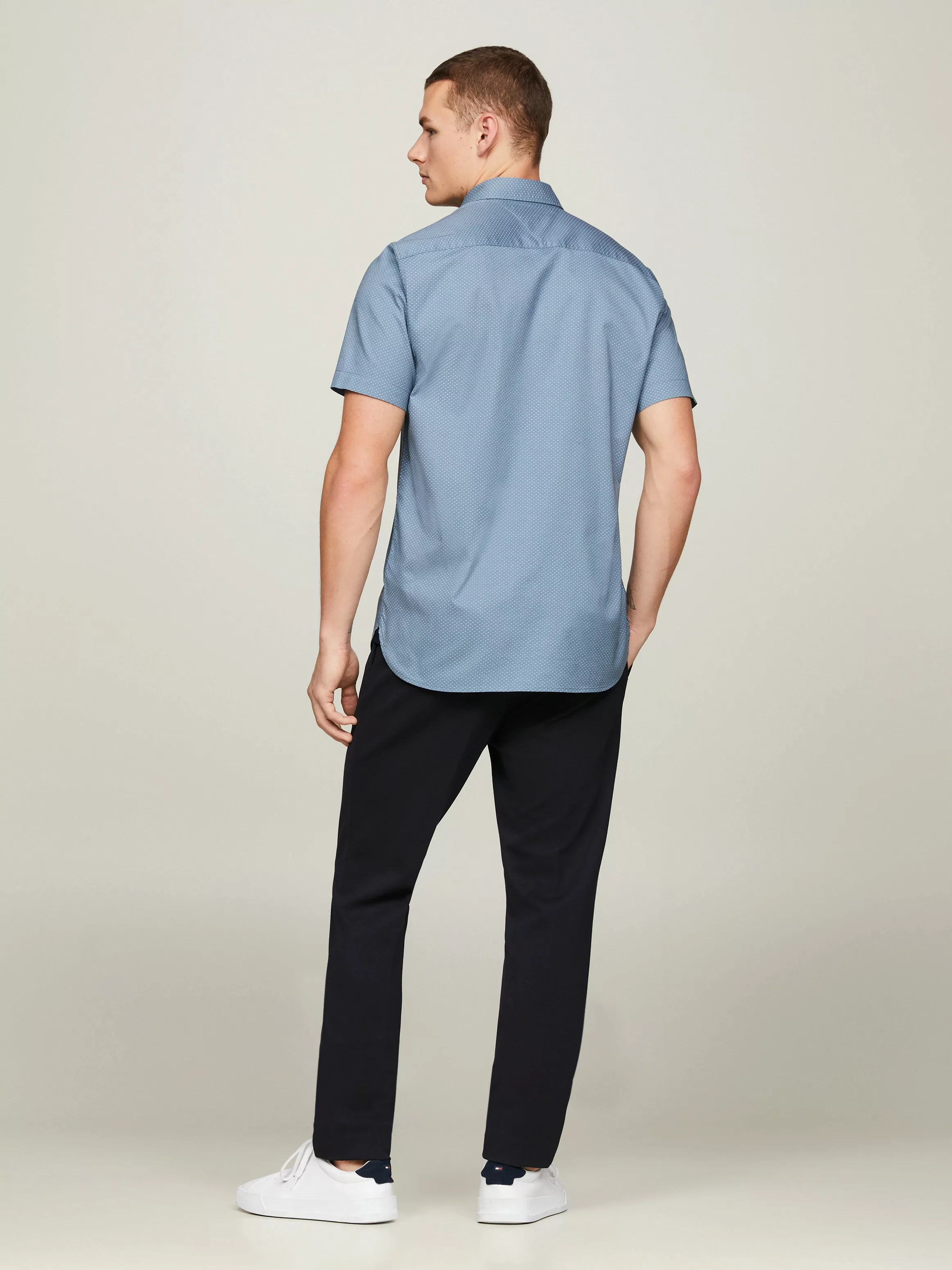 Tommy Hilfiger Kurzarmhemd NATURAL SOFT MINI PRT SHIRT günstig online kaufen