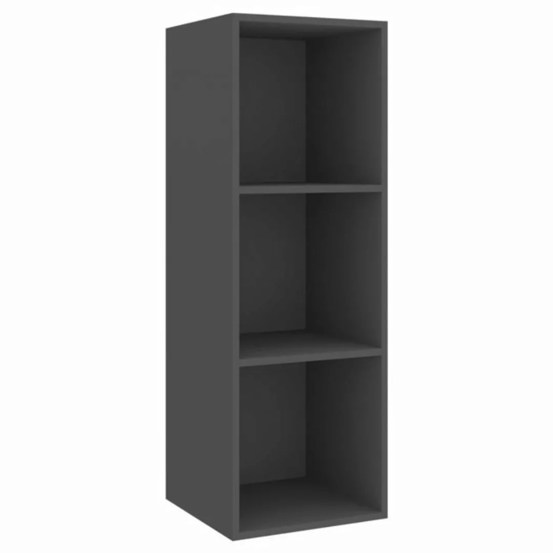 Tv-wandschrank Grau 37x37x107 Cm Spanplatte günstig online kaufen