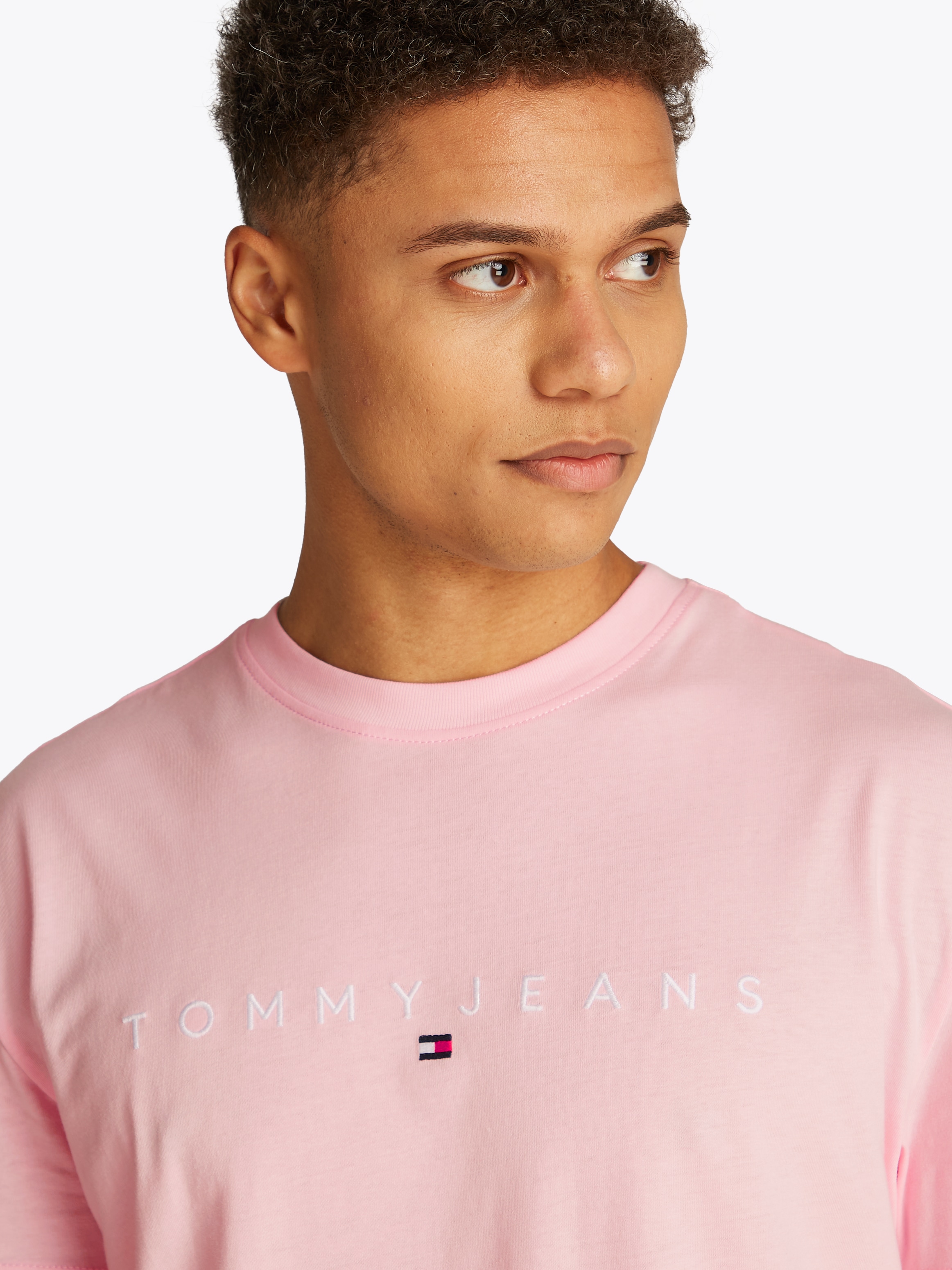 Tommy Jeans T-Shirt "TJM REG LINEAR LOGO TEE EXT" günstig online kaufen