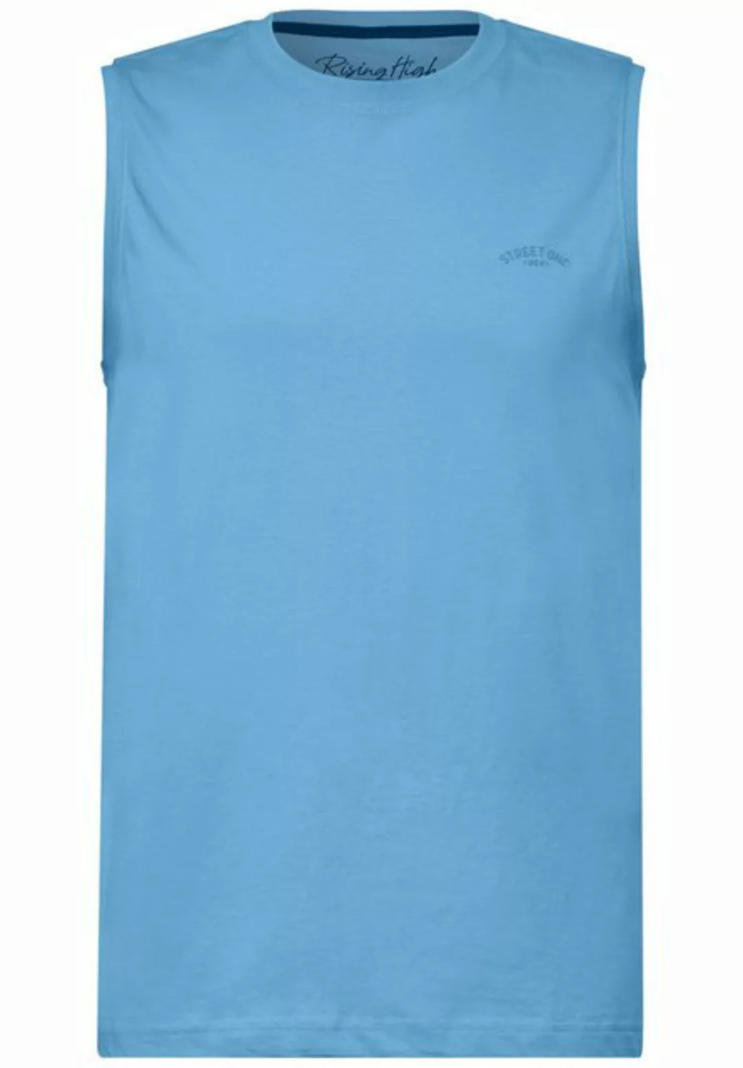 STREET ONE MEN Tanktop aus Jersey in Unifarbe günstig online kaufen