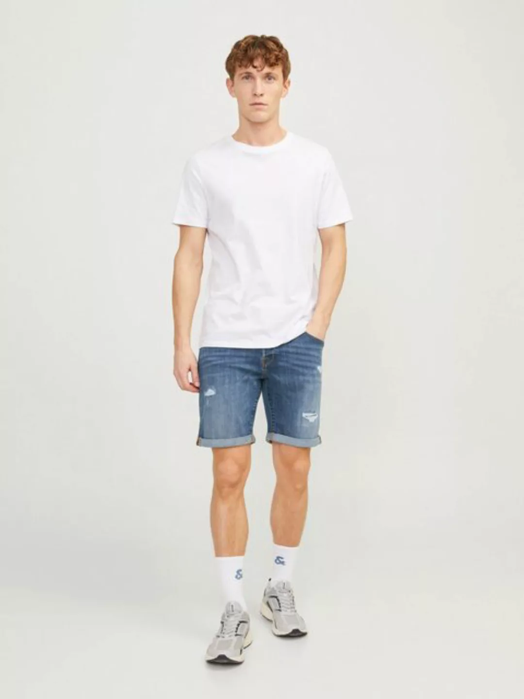 Jack & Jones Shorts Jack & Jones Herren Jeans-Shorts JjiRick Bermuda Kurze günstig online kaufen