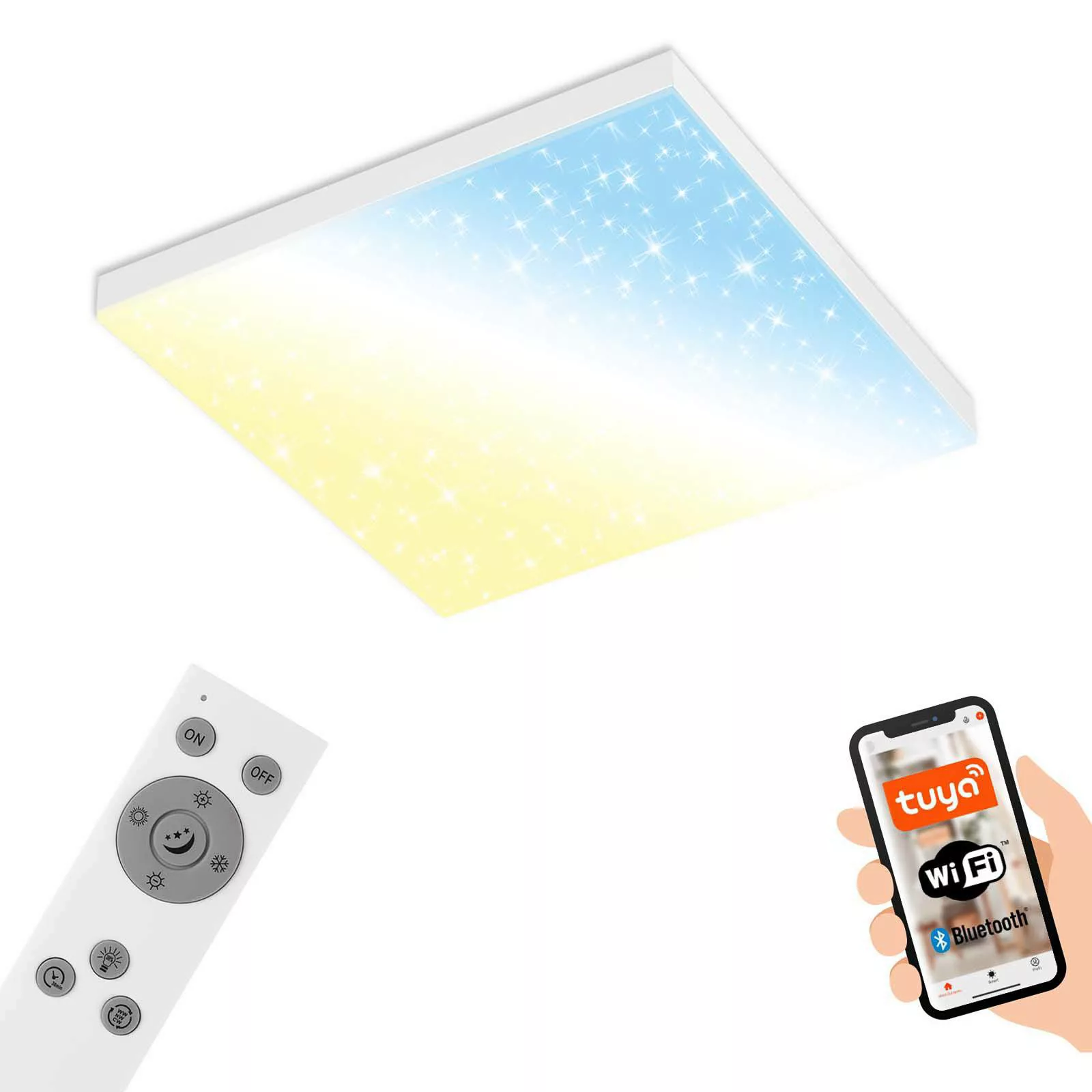 LED-Panel Frameless SL WiFi Bluetooth 45x45cm günstig online kaufen