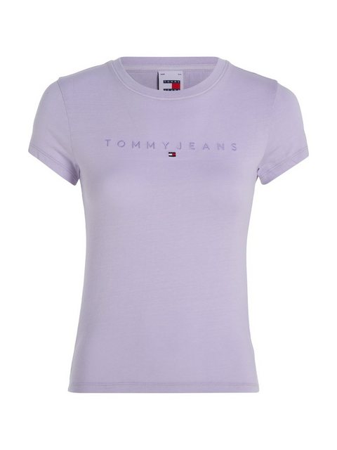 Tommy Jeans Rundhalsshirt TJW SLIM TONAL LINEAR TEE mit gesticktem Tommy Je günstig online kaufen