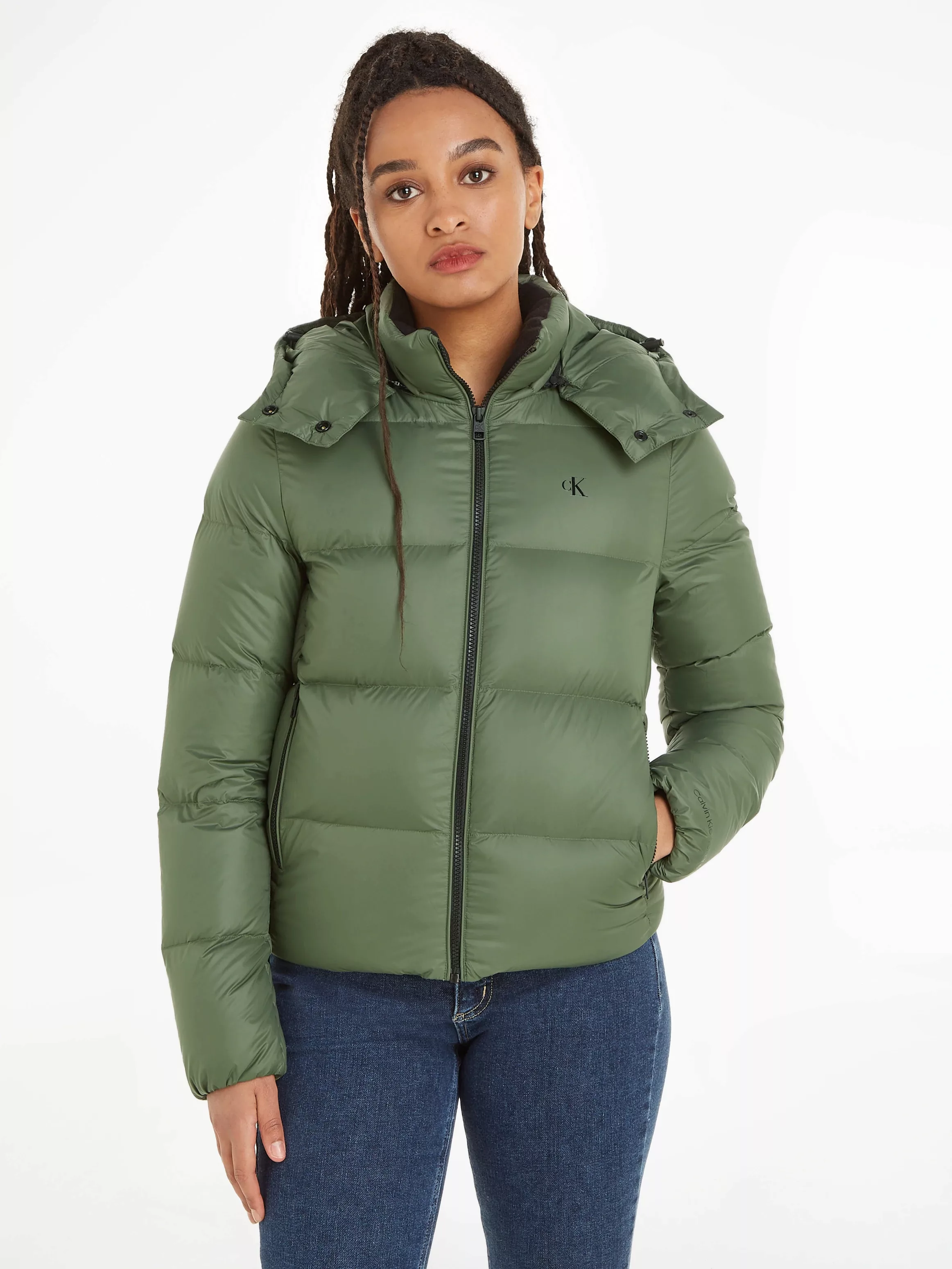 Calvin Klein Jeans Daunenjacke "MW DOWN ARCHETYPE SHORT PUFFER", mit Kapuze günstig online kaufen