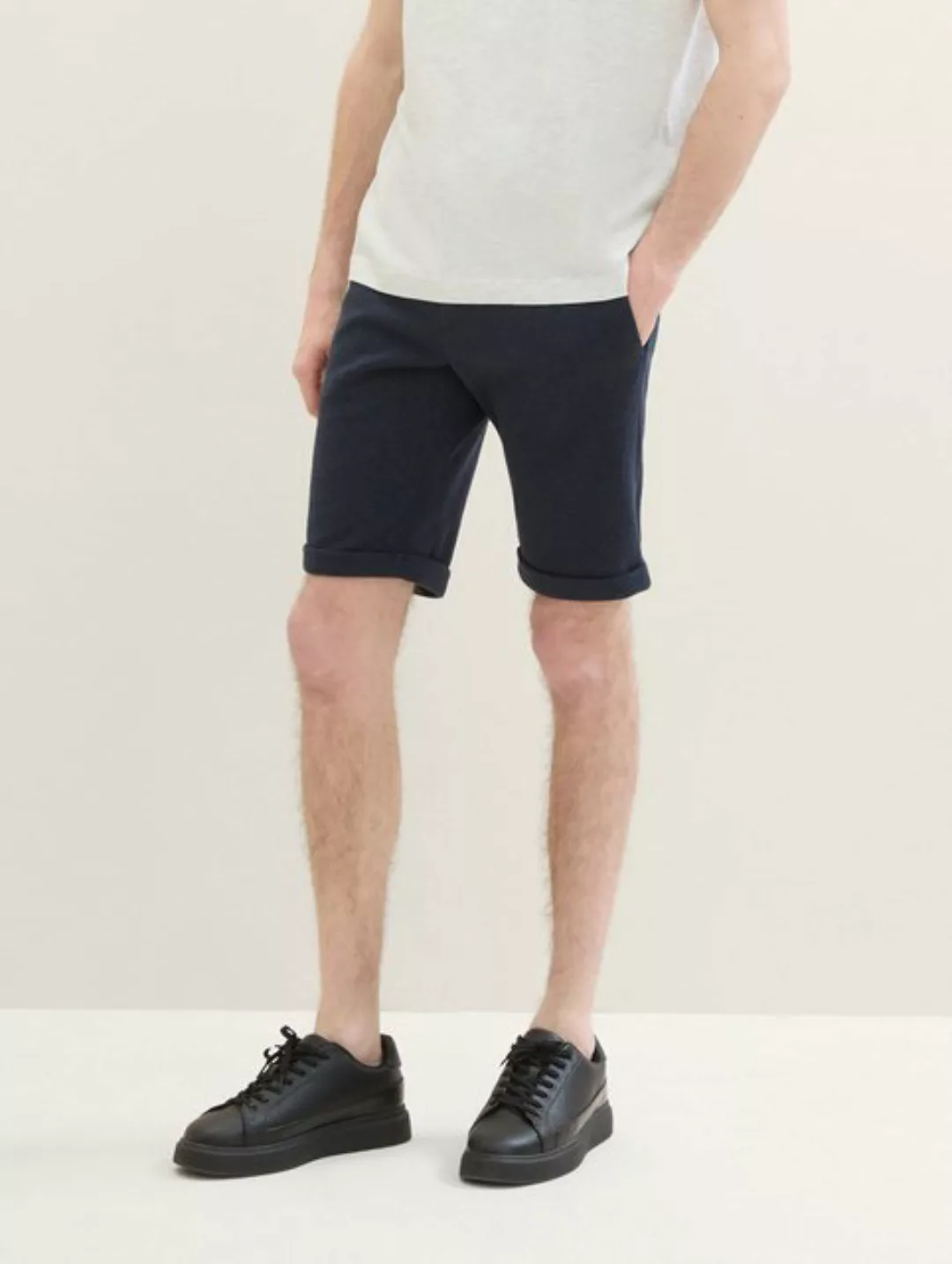 TOM TAILOR Bermudas mit Melange Optik günstig online kaufen