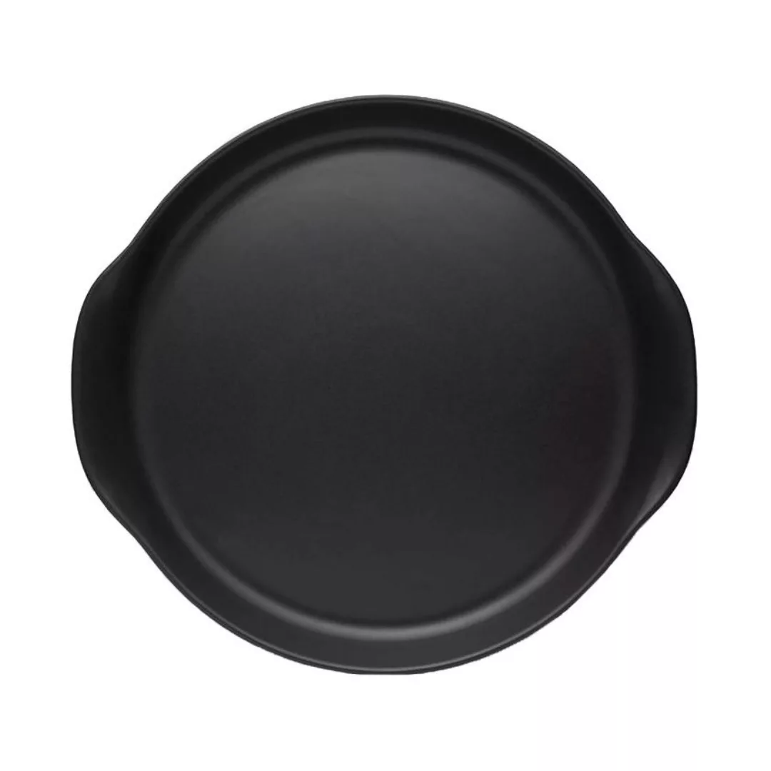 Eva Solo - Nordic Kitchen Servierplatte - schwarz/H 3.7cm / Ø 30cm günstig online kaufen
