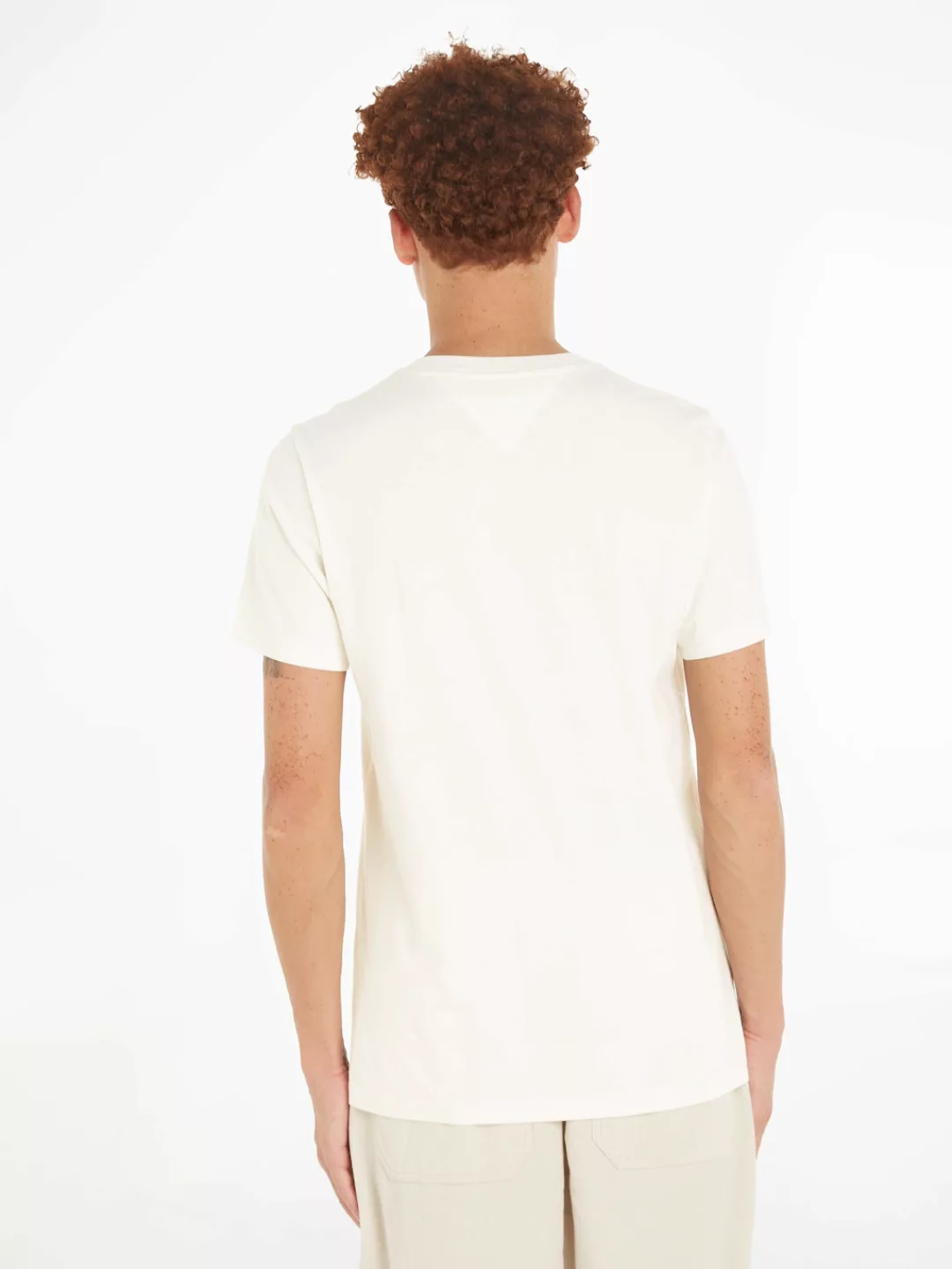 Tommy Jeans T-Shirt TJM SLIM ESSENTIAL TOMMY TEE mit großem Tommy Druck auf günstig online kaufen