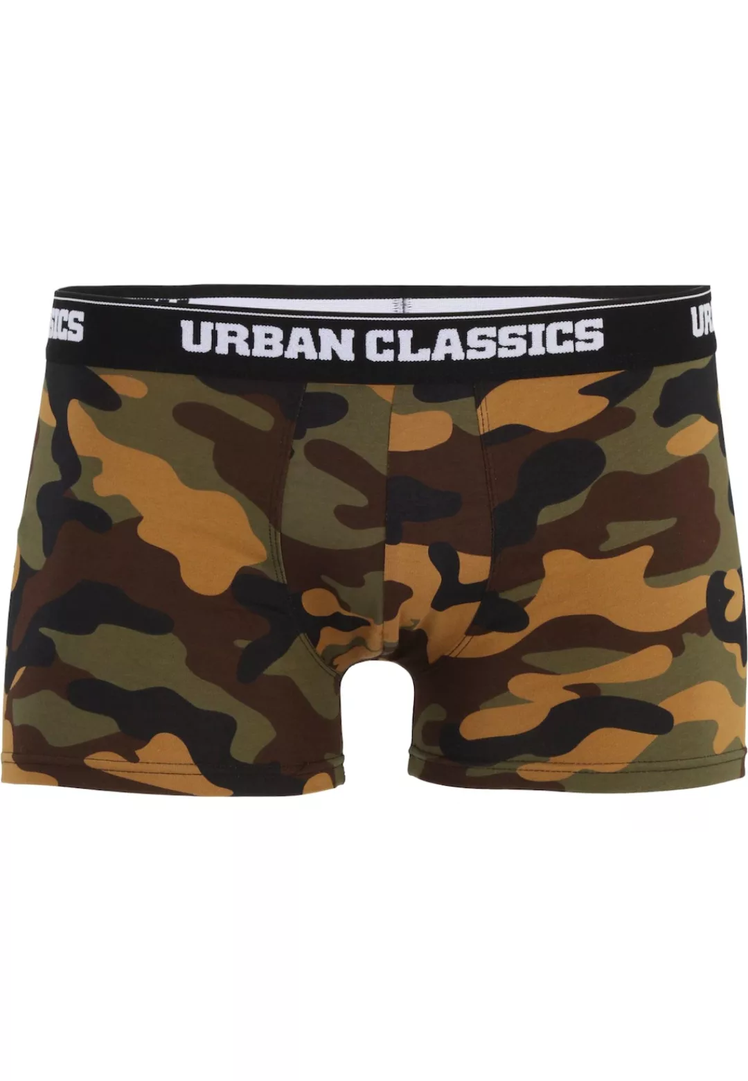 URBAN CLASSICS Boxershorts "Urban Classics Herren 2-Pack Camo Boxer Shorts" günstig online kaufen