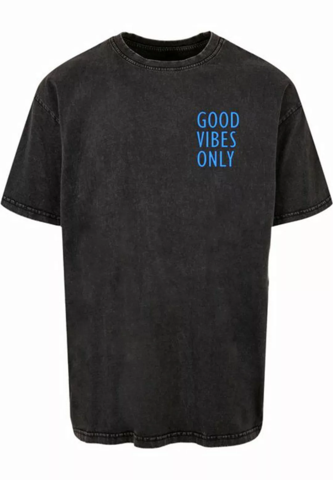 Merchcode T-Shirt Merchcode Herren Good Vibes Only Acid Washed Heavy Oversi günstig online kaufen