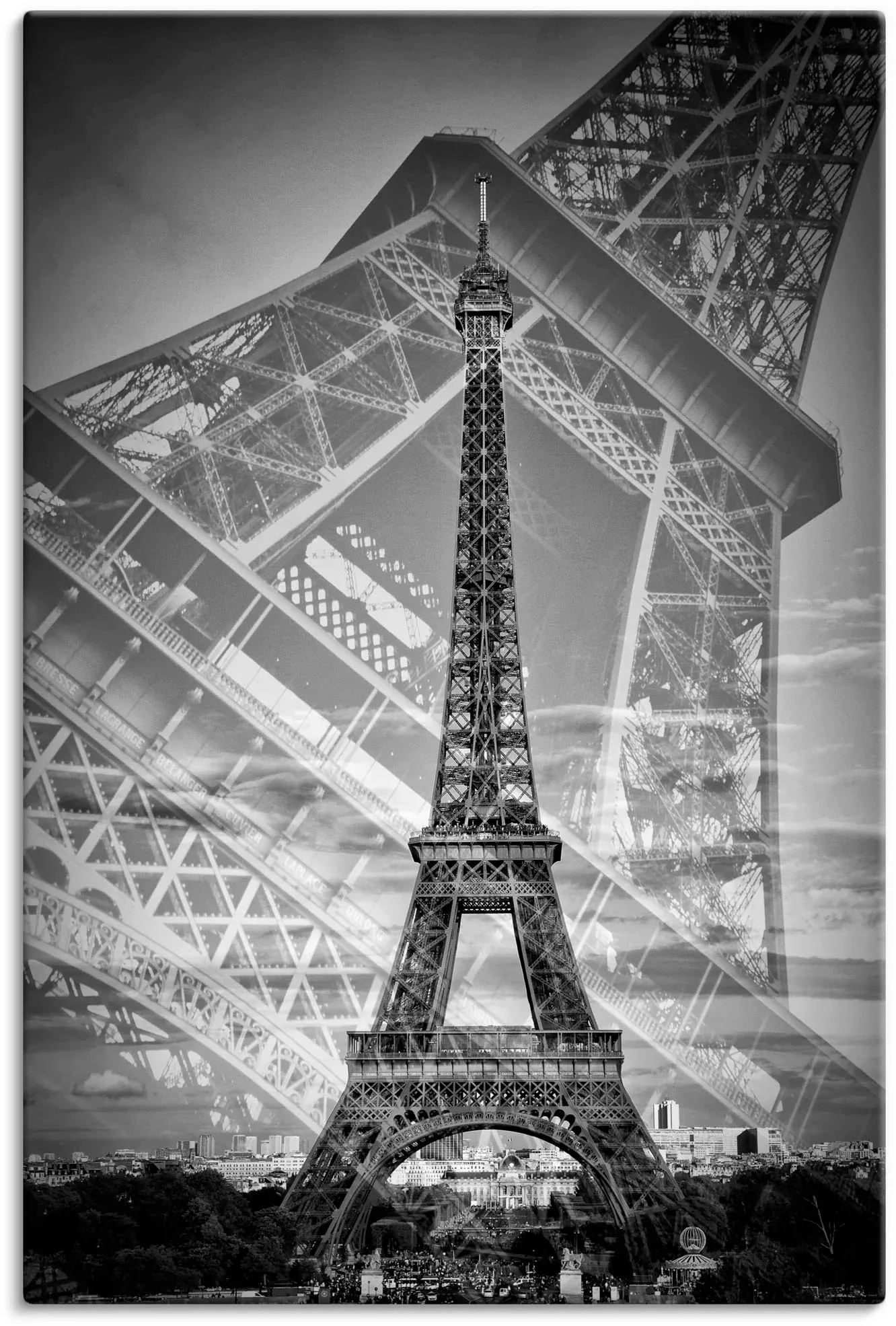 Artland Wandbild "Der doppelte Eiffelturm II", (1 St.) günstig online kaufen
