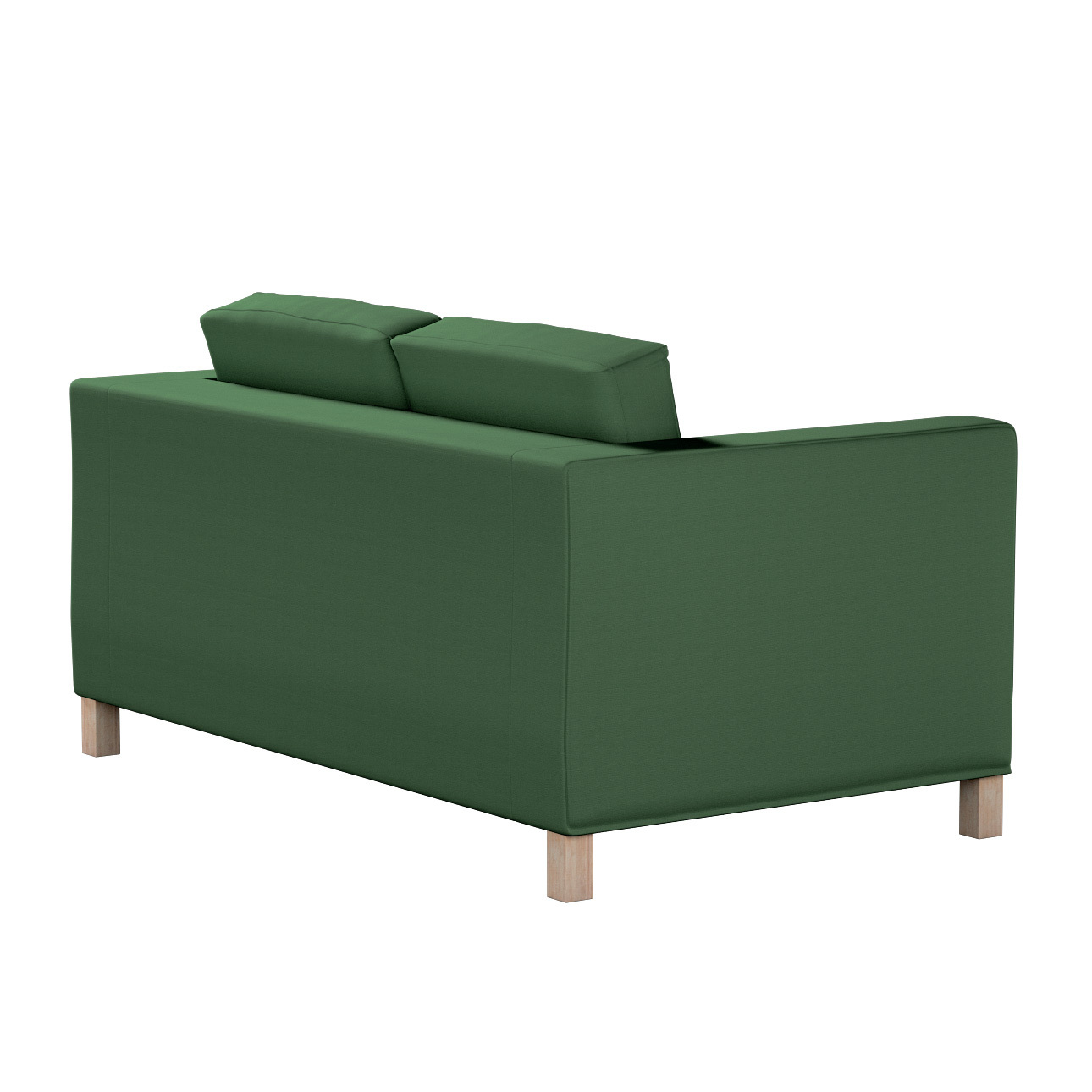 Bezug für Karlanda 2-Sitzer Sofa nicht ausklappbar, kurz, waldgrün, 60cm x günstig online kaufen