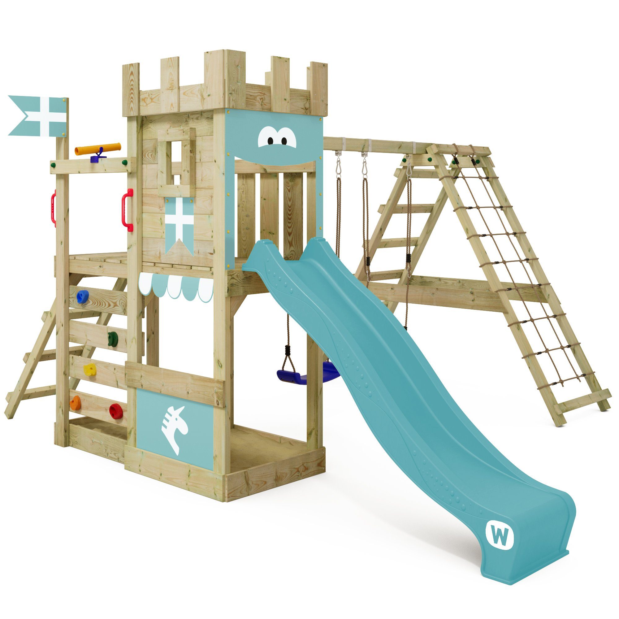 Wickey Spielturm DragonFlyer Stelzenhaus – Ritterburg günstig online kaufen