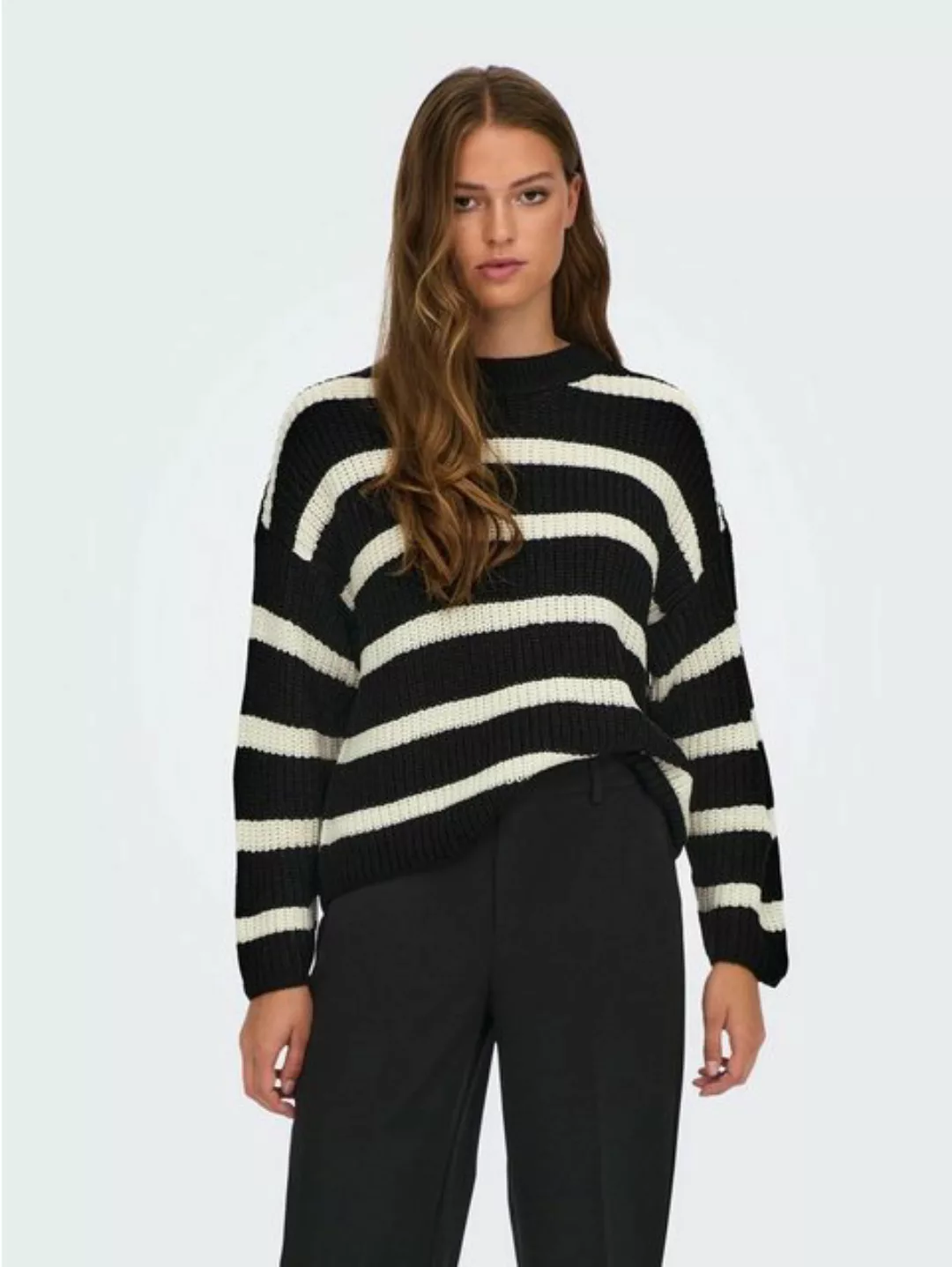 JDY Strickpullover "JDYJUSTY L/S STRIPE PULLOVER KNT NOOS" günstig online kaufen