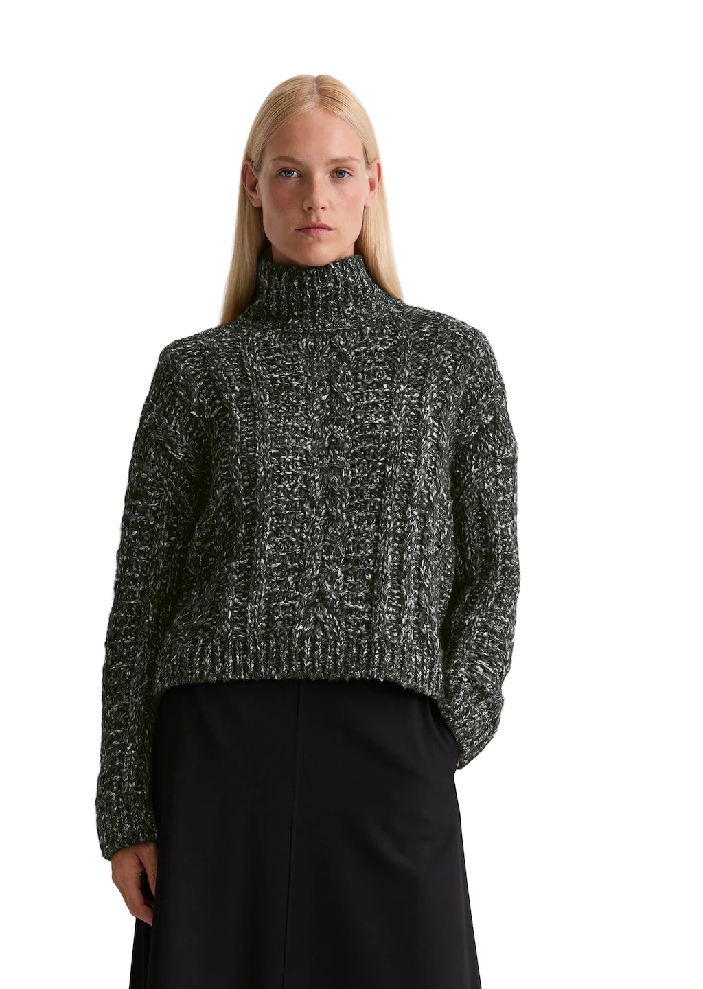 Marc OPolo Stehkragenpullover "aus Alpakawolle-Baumwolle-Merinowolle-Mix" günstig online kaufen