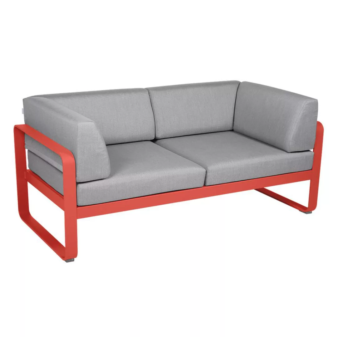 Bellevie 2-Sitzer Club Sofa 45 Capucine 79 Flanellgrau günstig online kaufen