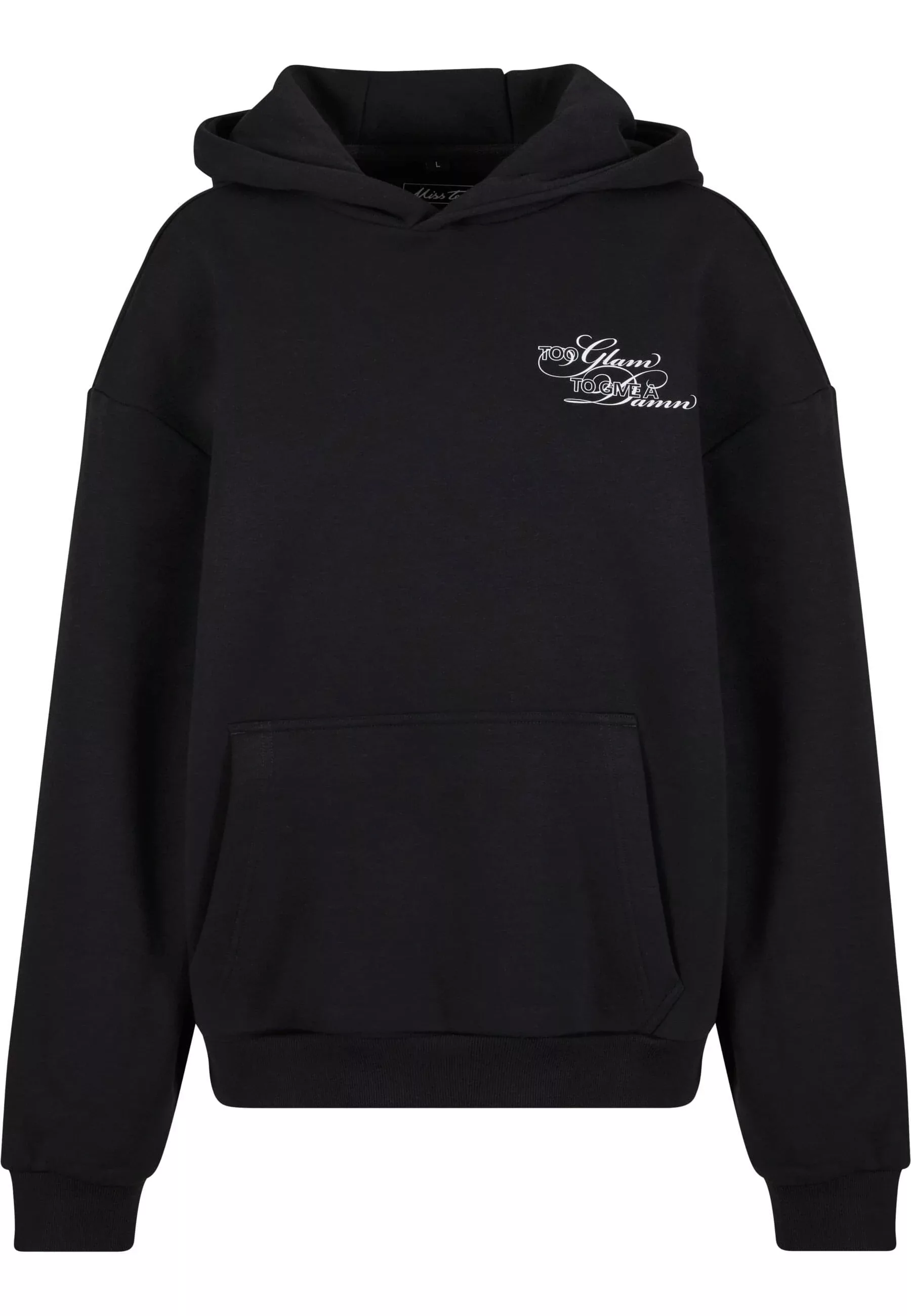 Miss Tee Kapuzenpullover "Miss Tee Give A Damn Ladies Fluffy Hoody", (1 tlg günstig online kaufen