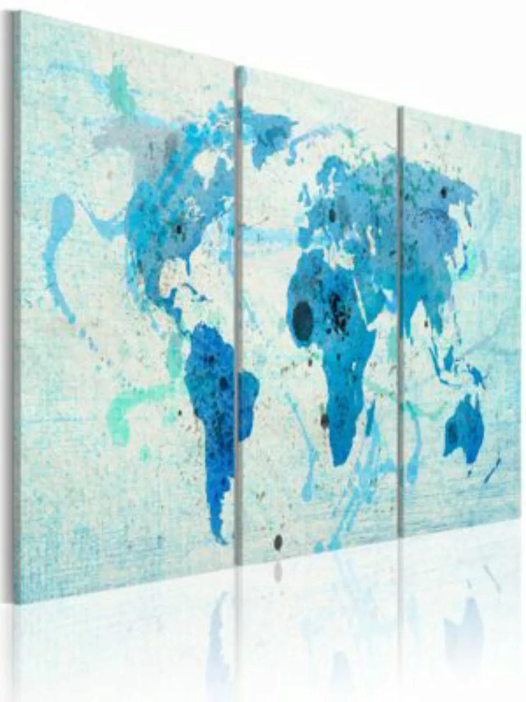 artgeist Wandbild Kontinente wie Ozeane mehrfarbig Gr. 60 x 30 günstig online kaufen