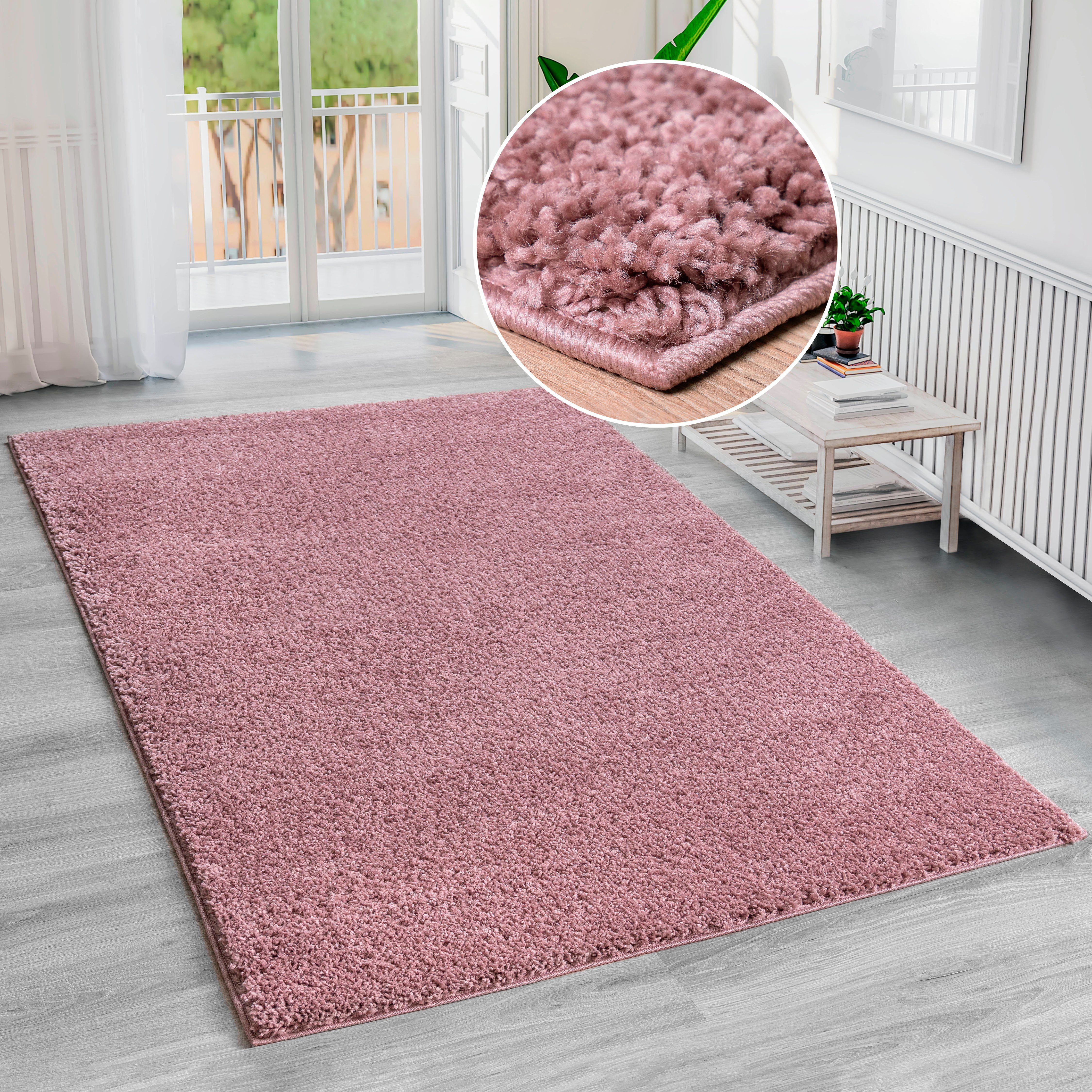 Bruno Banani Hochflor-Teppich Shaggy Soft, rechteckig, günstig online kaufen
