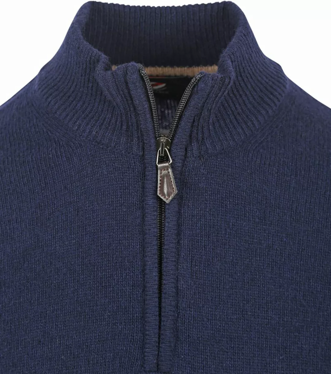 Suitable Half Zip Pullover Lambswool Navy - Größe L günstig online kaufen