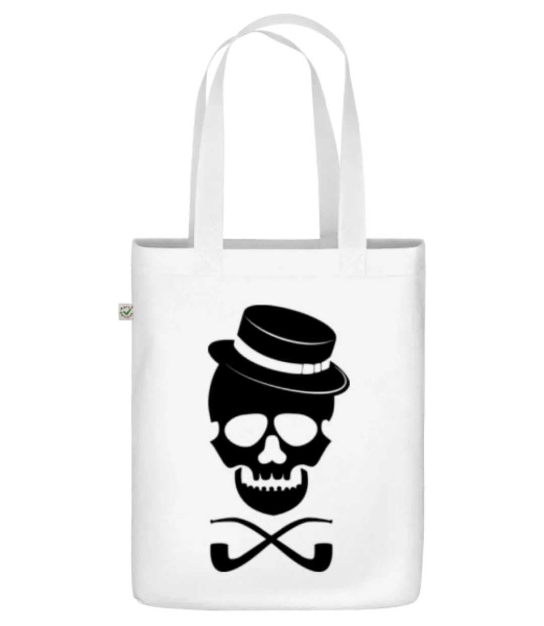 Totenkopf mit Hut · Bio Tasche günstig online kaufen