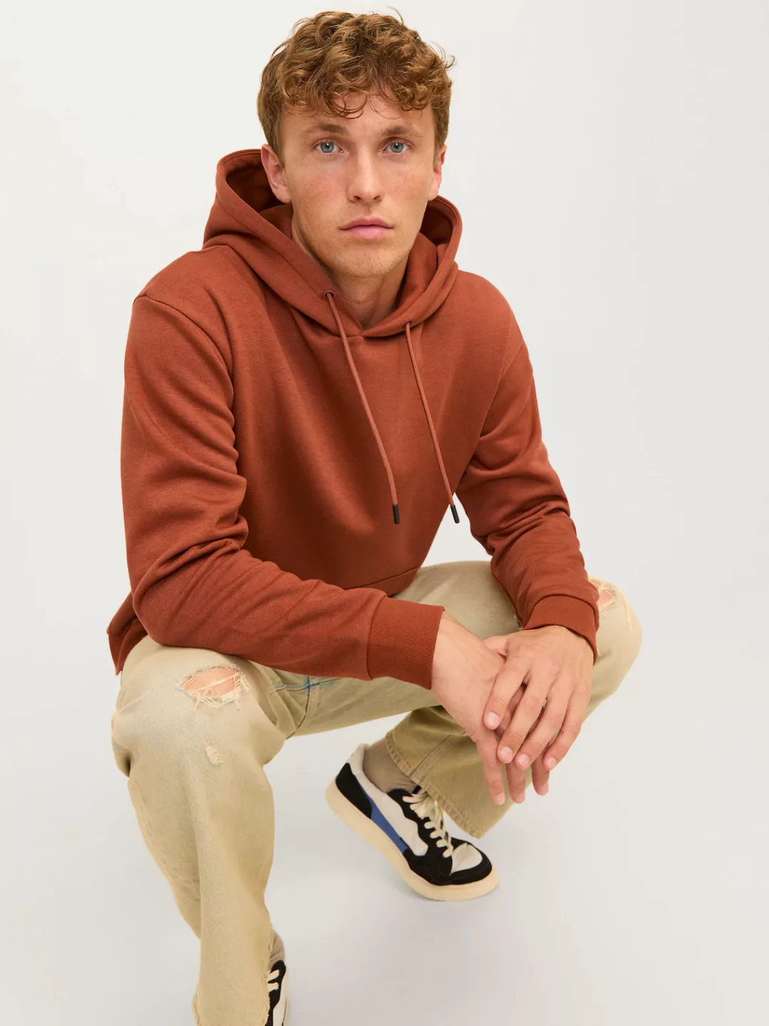 Jack & Jones Kapuzensweatshirt "JJEBRADLEY SWEAT HOOD NOOS", mit Känguru Ta günstig online kaufen