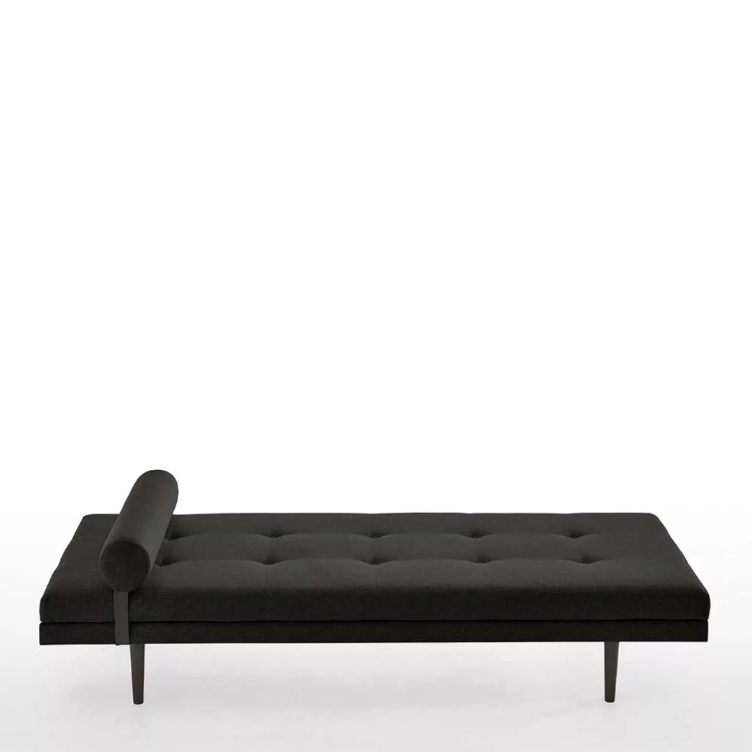 Polster Loungeliege in Schwarz 200 cm tief - 85 cm breit günstig online kaufen