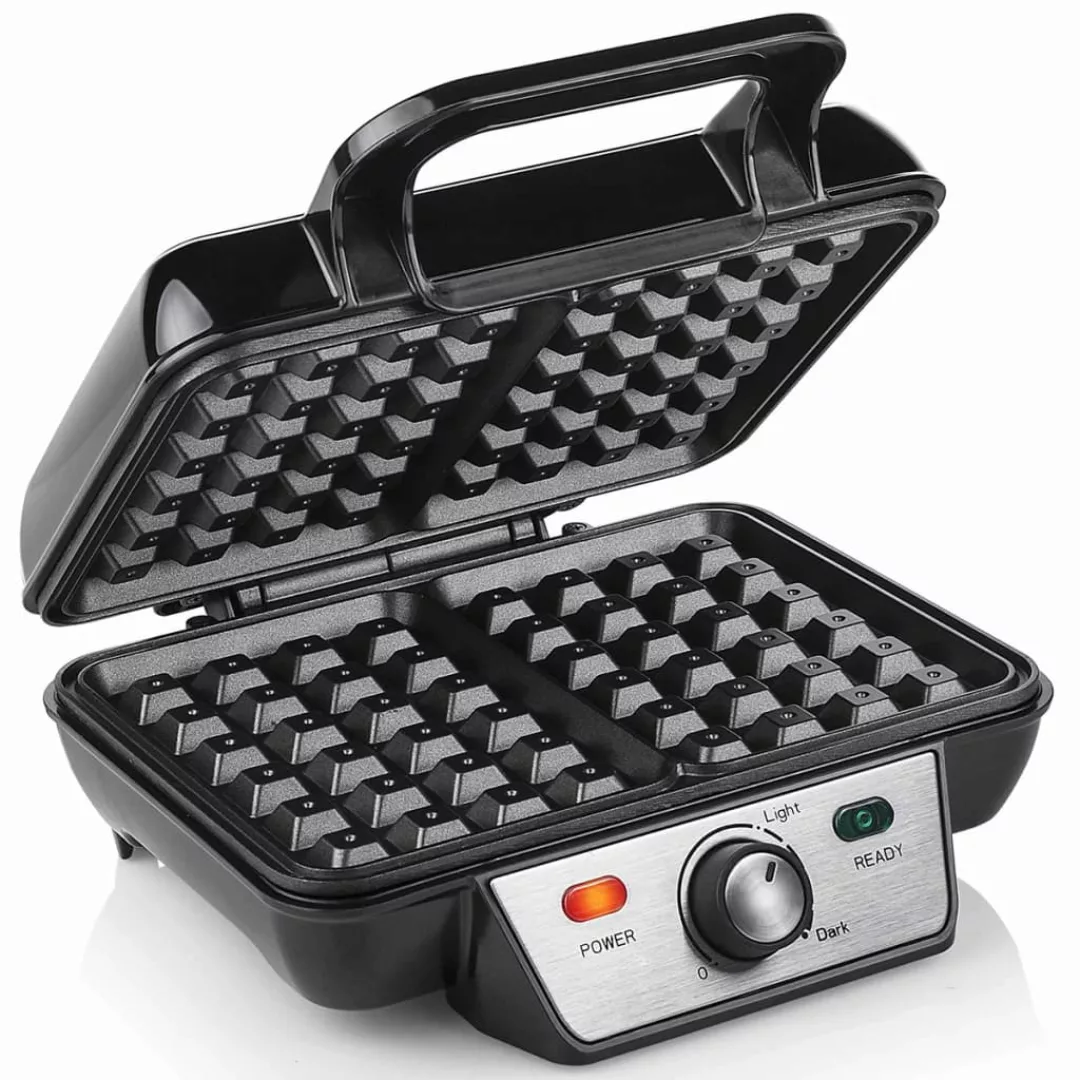 Tristar Waffeleisen Wf-2195 Schwarz 1000 W 2 Waffeln günstig online kaufen