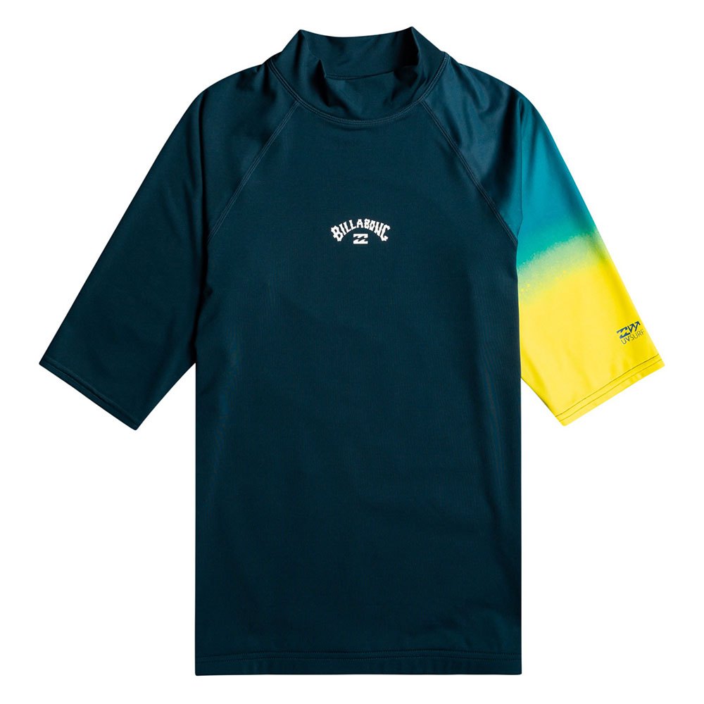 Billabong Contrast Printed Kurzarm T-shirt S Neon Yellow günstig online kaufen