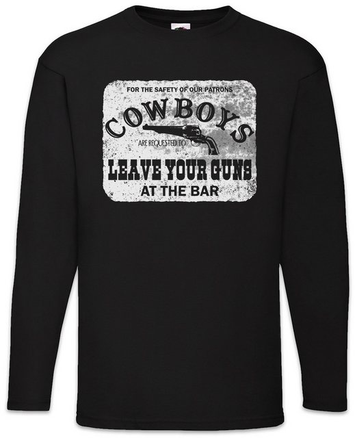 Urban Backwoods Langarmshirt Cowboys Safety Sign Langarm T-Shirt Cowgirl US günstig online kaufen