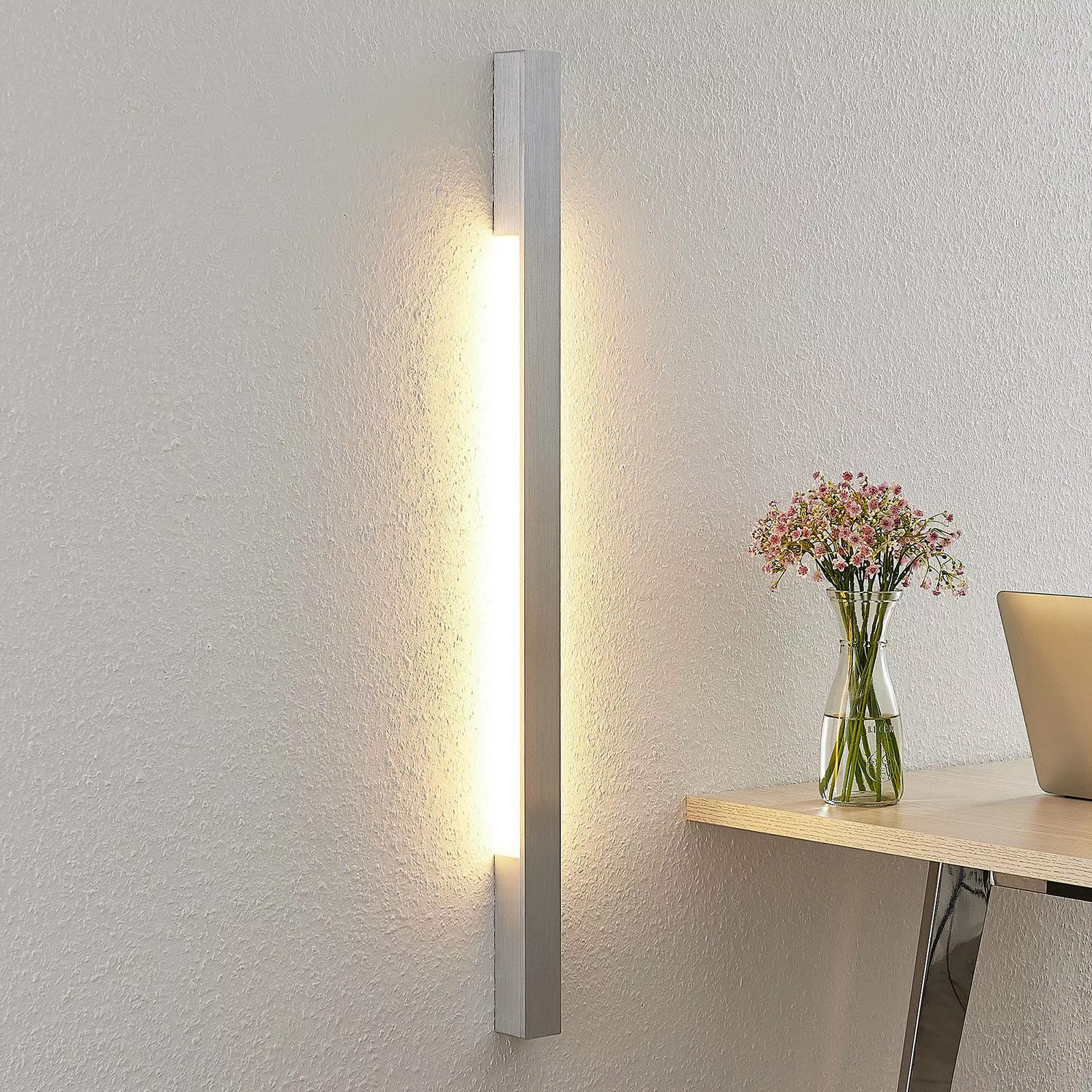 Arcchio Ivano LED-Wandleuchte, 91 cm, alu günstig online kaufen