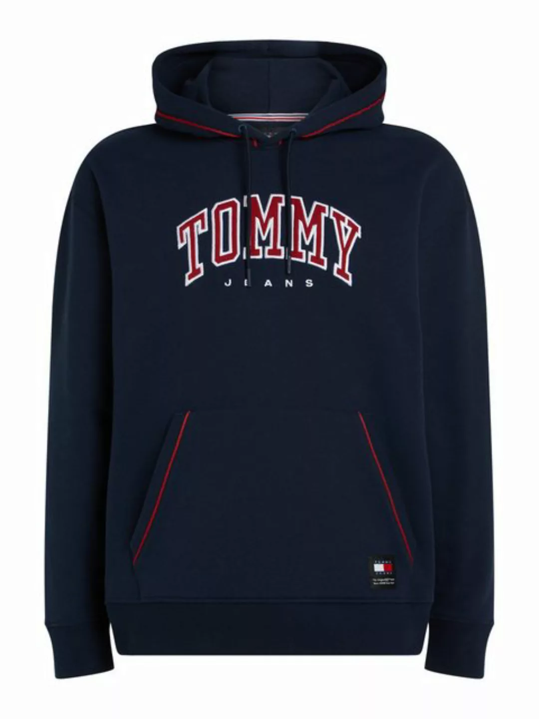 Tommy Jeans Plus Kapuzensweatshirt TJM RLX VARSITY PIPPING HOOD EXT Große G günstig online kaufen