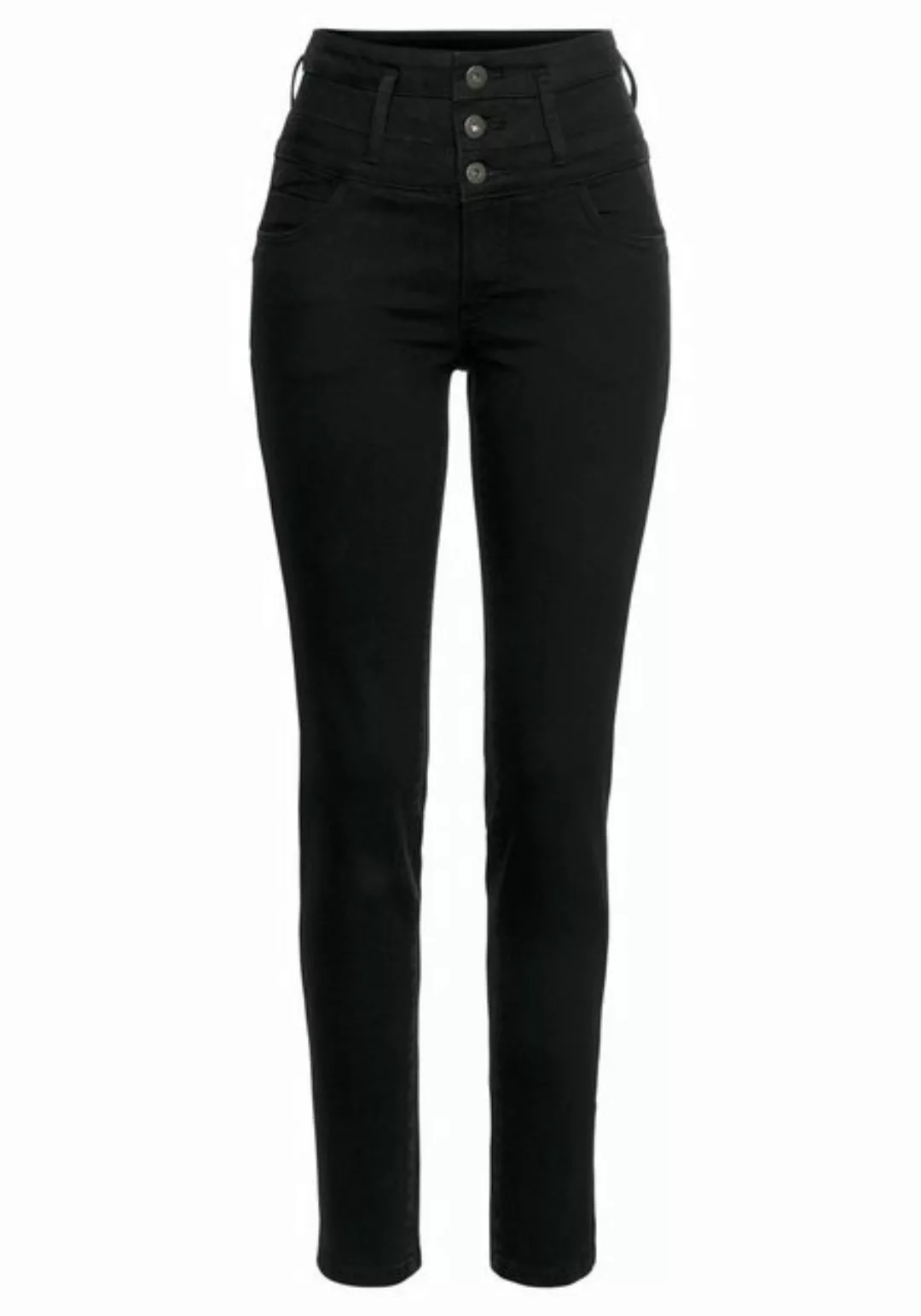 Arizona Slim-fit-Jeans mit extra breitem Bund High Waist günstig online kaufen