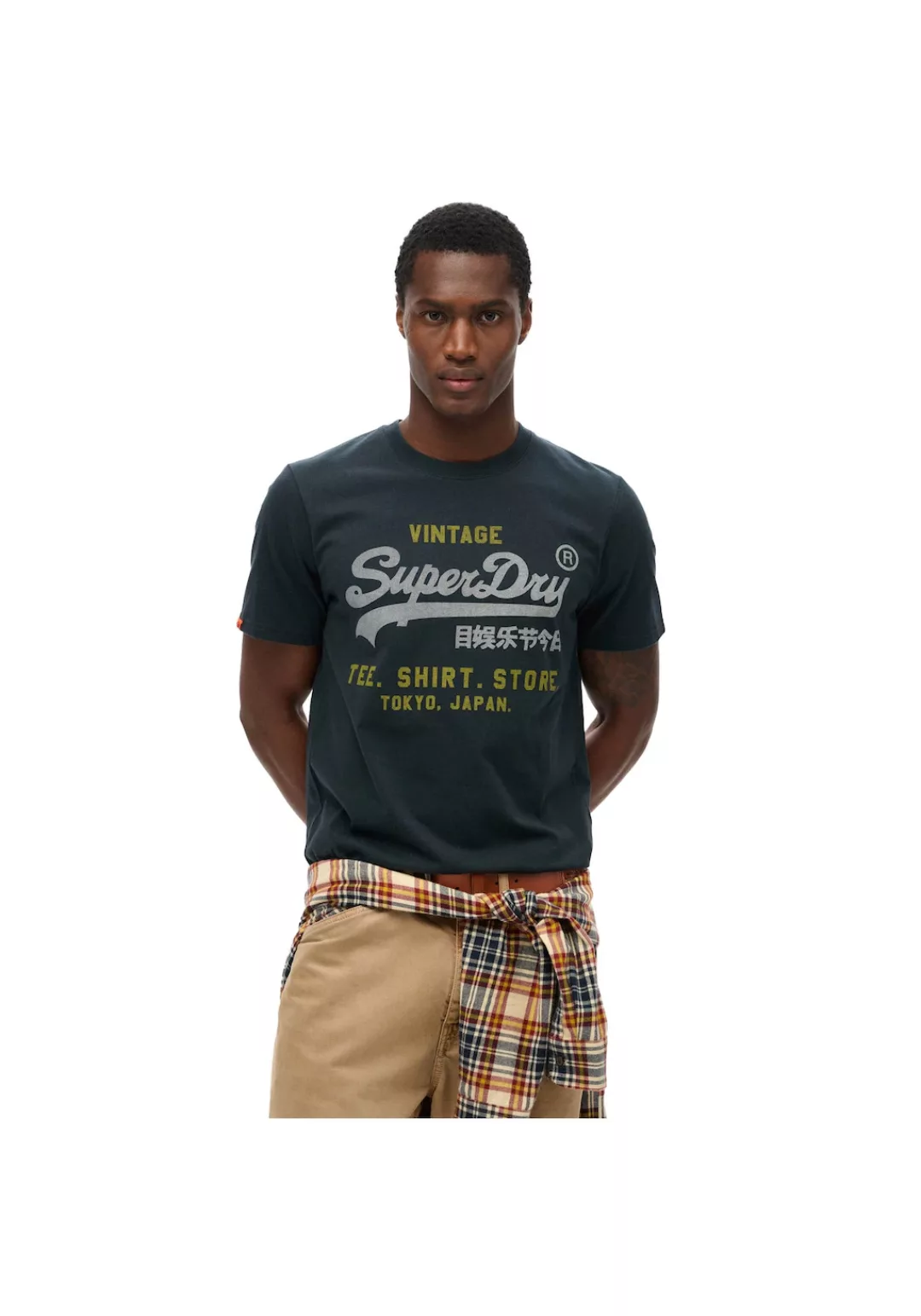 Superdry Rundhalsshirt "VL HERITAGE RELAXED TEE" günstig online kaufen