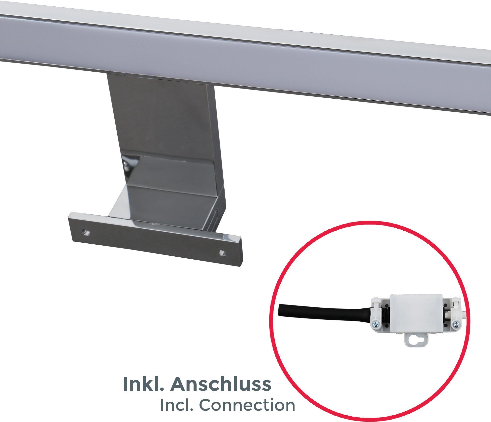 B.K.Licht Wandleuchte Badleuchte LED Spiegelleuchte Badezimmer günstig online kaufen