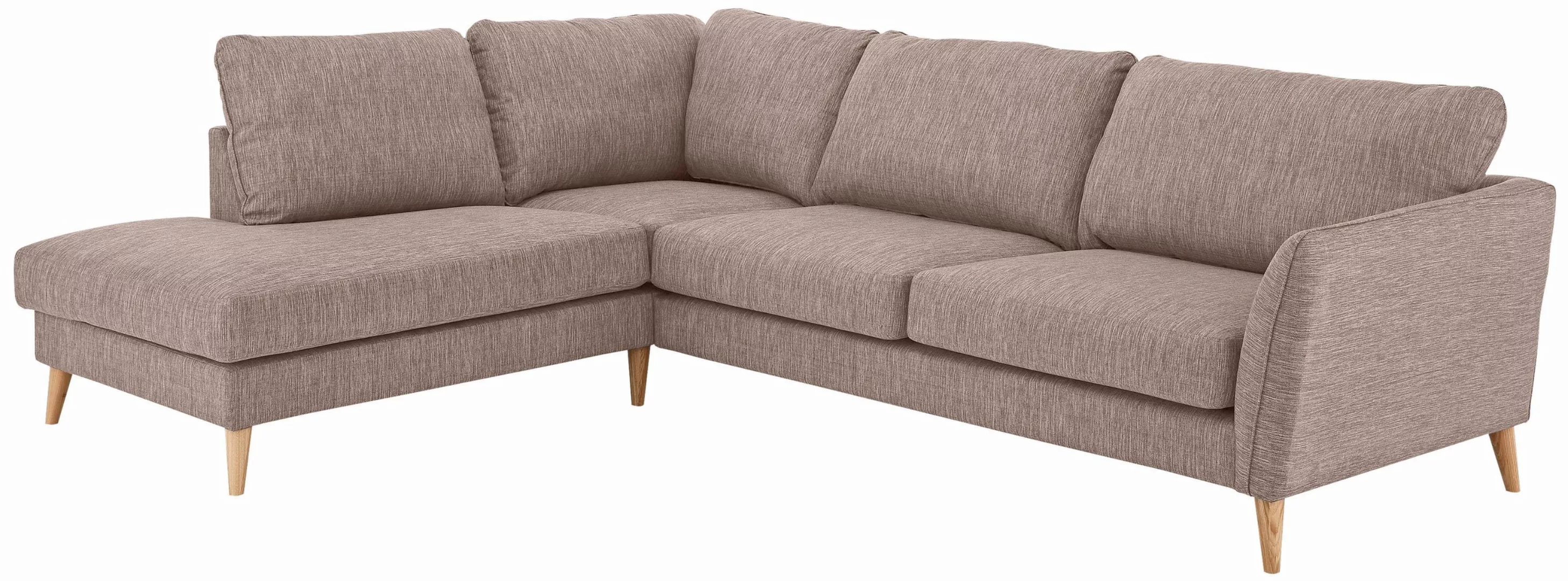 Home affaire Ecksofa MARSEILLE 278/202 cm, L-Form, Ottom. rechts/links, mit günstig online kaufen