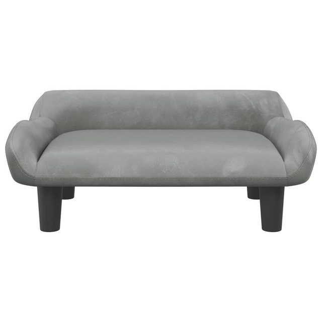 vidaXL Kindersofa Kindersofa Hellgrau 70x40x24 cm Samt günstig online kaufen