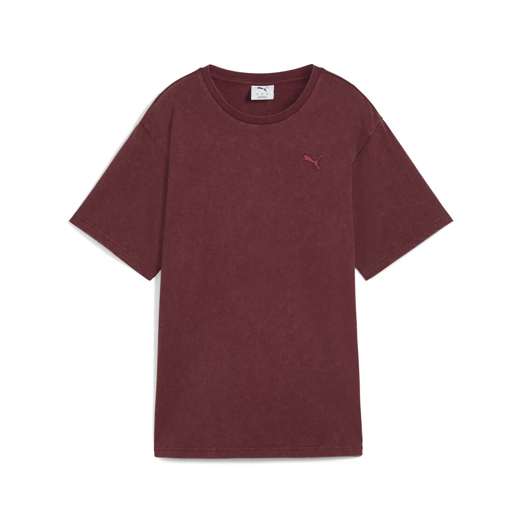 PUMA T-Shirt "Essentials Elevated Relaxed Wash T-Shirt Damen" günstig online kaufen