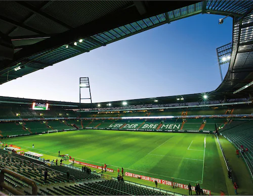 Wall-Art Fototapete »Werder Bremen Weserstadion Innen«, Motiv, made in Berl günstig online kaufen