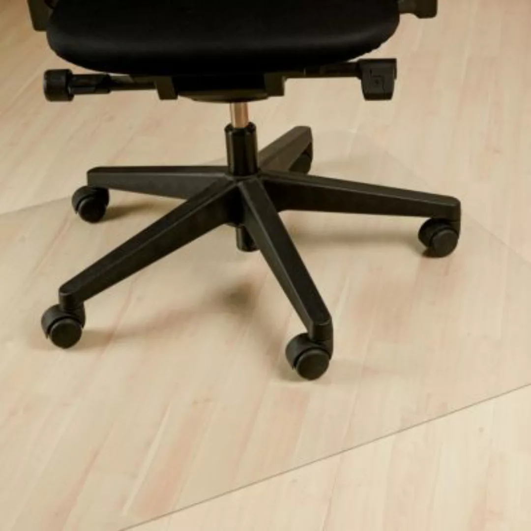 relaxdays Bodenschutzmatte Bürostuhl transparent Gr. 90 x 90 günstig online kaufen