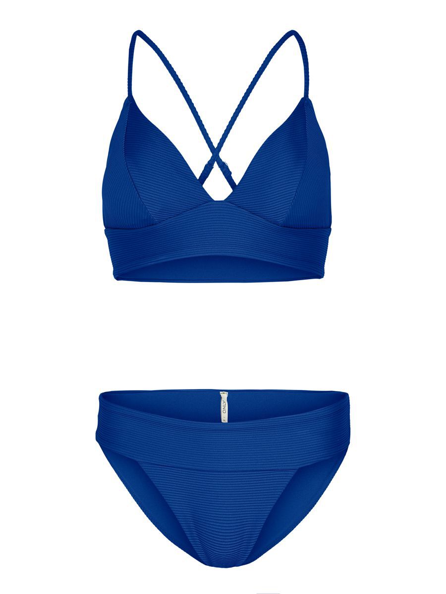 ONLY Triangel Bikini Damen Blau günstig online kaufen