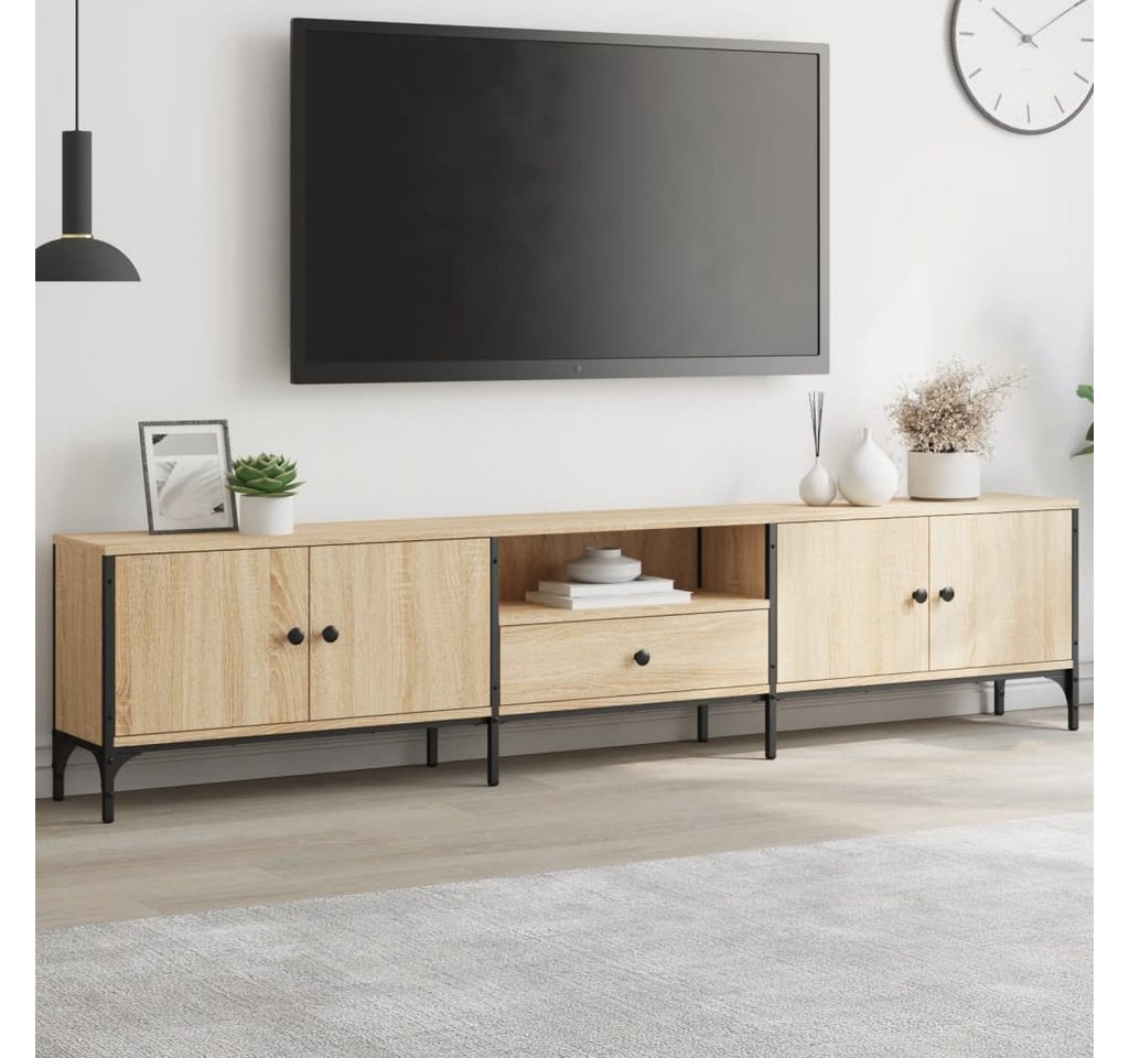 vidaXL TV-Schrank TV-Schrank mit Schublade Sonoma Eiche 200x25x44cm Spanpla günstig online kaufen