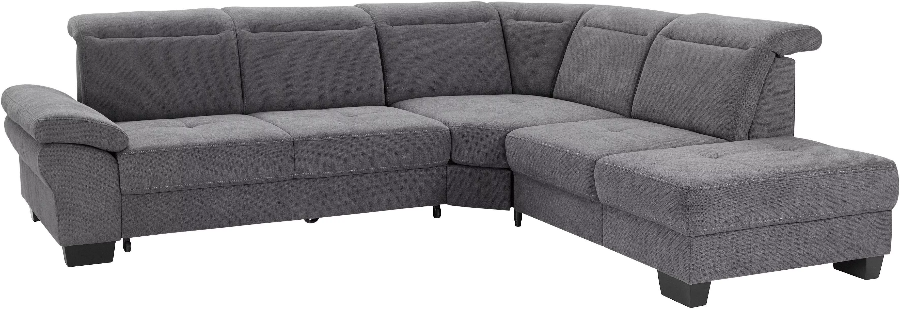 Places of Style Ecksofa »Cornwall L-Form«, incl. Sitztiefenverstellung, mit günstig online kaufen