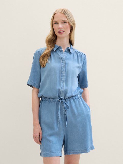 TOM TAILOR Jumpsuit Kurzer Overall im Jeans Look günstig online kaufen