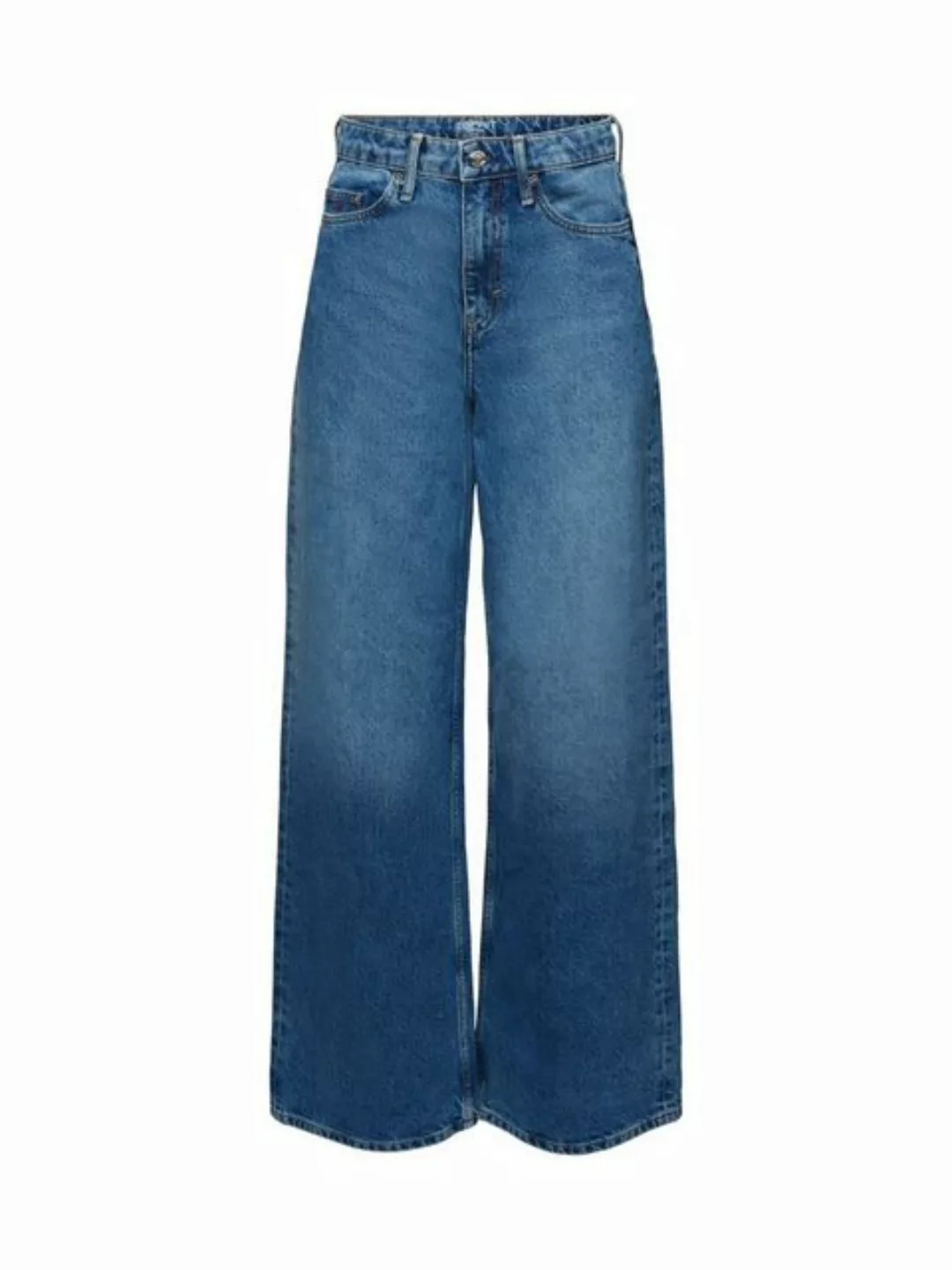 Esprit Straight-Jeans Jeans mit hohem Bund und geradem Bein günstig online kaufen