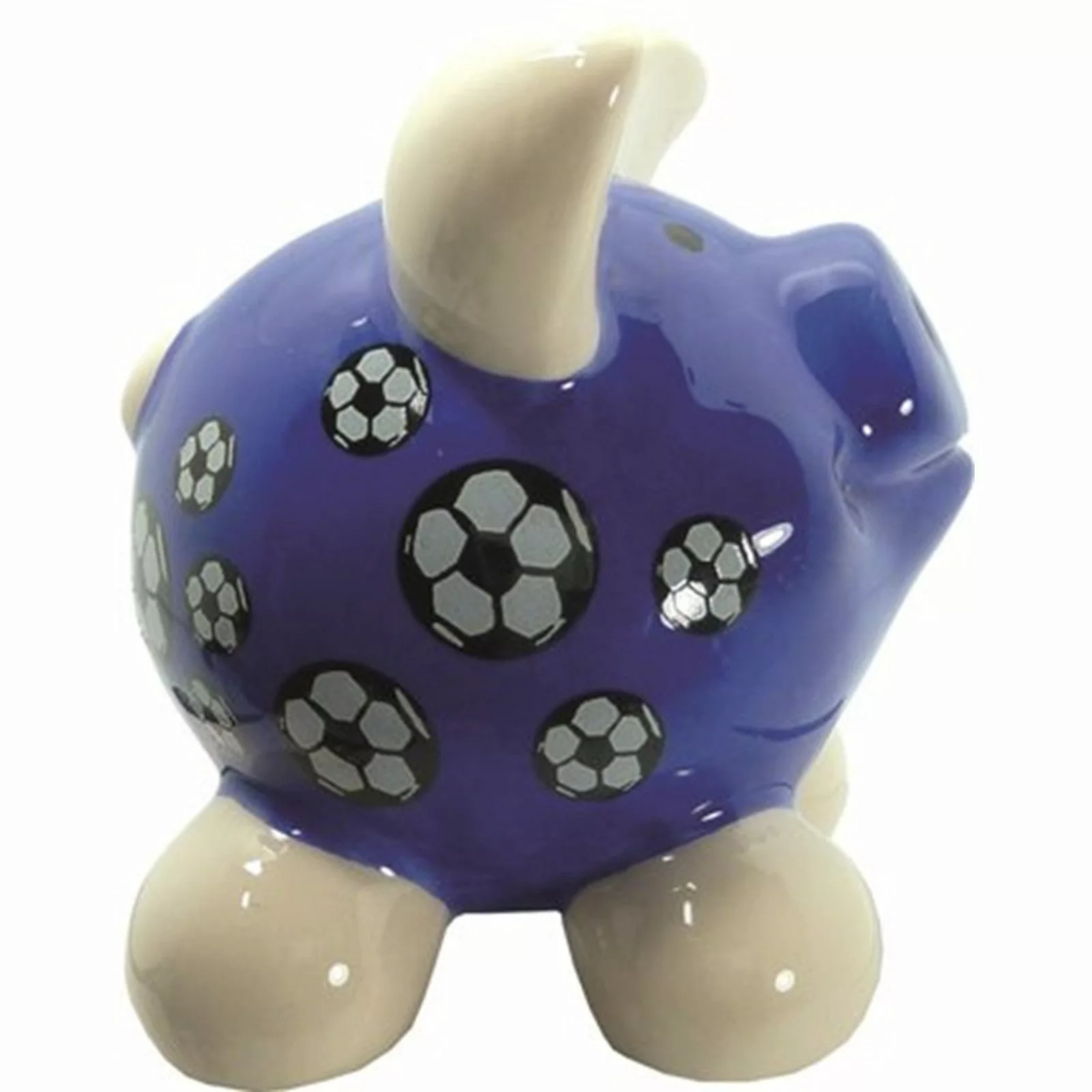 HTI-Living Spardose Sparschwein klein Blau Fußball, günstig online kaufen