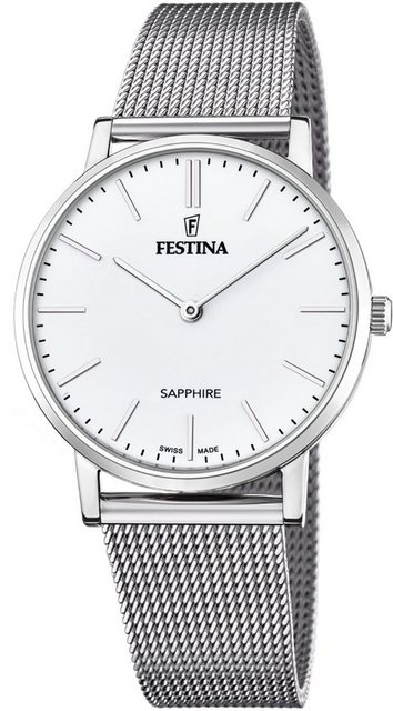 Festina Schweizer Uhr »Festina Swiss Made, F20014/1« günstig online kaufen