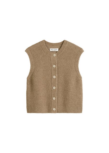 Marc O'Polo Rundhalspullover INDOOR CAPSULE: knitted vest günstig online kaufen